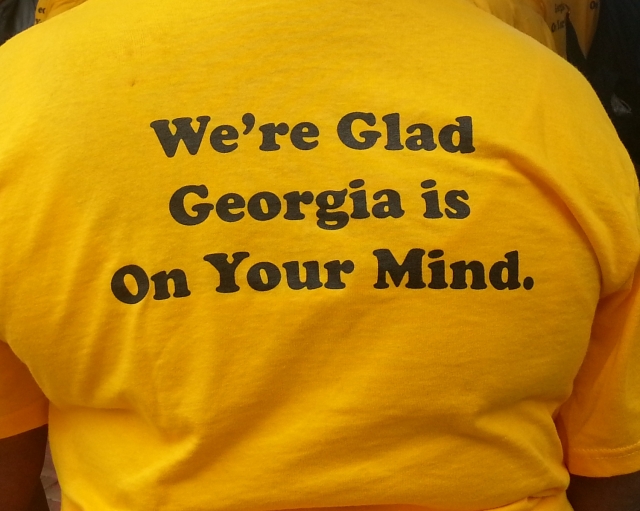 Were Glad Georgia i on Your Mind